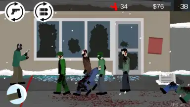 Screenshot von Flat Zombies: Cleanup and Defense 2