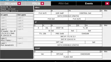 Screenshot von Cisco Packet Tracer Mobile 4