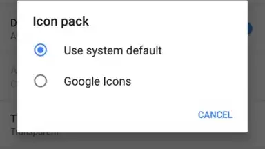 Screenshot von Google Icons 2