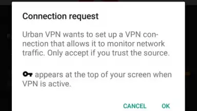 Screenshot von Urban VPN 7