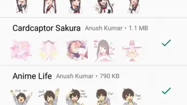 Screenshot von Otaku Nadu Sticker Pack 6