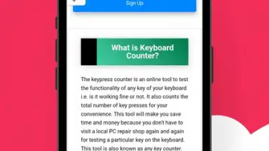 Screenshot von Keyboard Counter 2