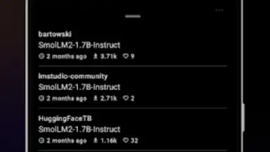 Screenshot von PocketPal 2