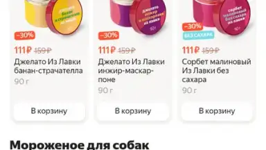 Screenshot von Yandex.Lavka 4