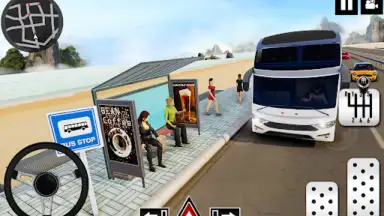Screenshot von Coach Bus Driving - Bus Games 1