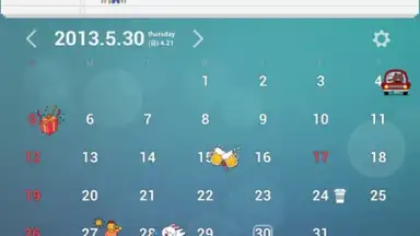 Screenshot von dodol Calendar Widget 1