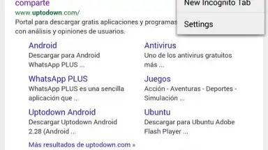 Screenshot von Now Browser 2