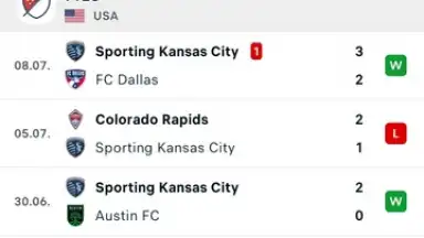 Screenshot von FlashScore 16