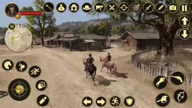 Screenshot von West Cowboy Games Horse Riding 3