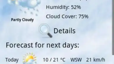 Screenshot von Local weather 2