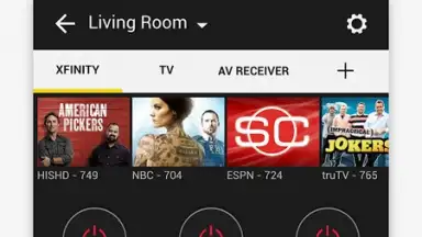 Screenshot von Peel Smart Remote 3