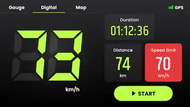 Screenshot von Speedometer: GPS Speedometer 7