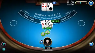 Screenshot von BlackJack 21 10
