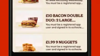Screenshot von Burger King App: Food & Drink 8