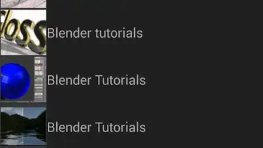 Screenshot von Blender Tutorials 3