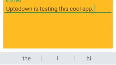Screenshot von Native Clipboard 7