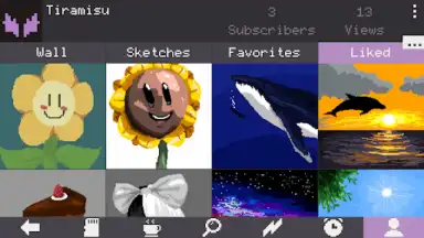 Screenshot von Pixel Sketch 6