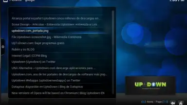 Screenshot von Kodi 5