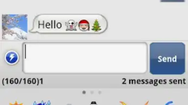 Screenshot von Handcent SMS 3