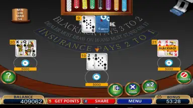 Screenshot von Блэкджек! 19