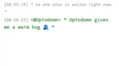 Screenshot von bitchat 1