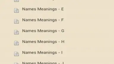 Screenshot von Bible Names with Meanings 9