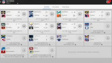 Screenshot von NFL Mobile 16