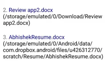 Screenshot von Docx Reader 2