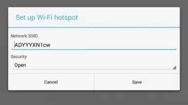 Screenshot von Portable Wi-Fi hotspot 2