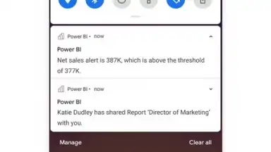 Screenshot von Microsoft Power BI 5