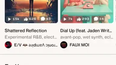 Screenshot von Suno 1