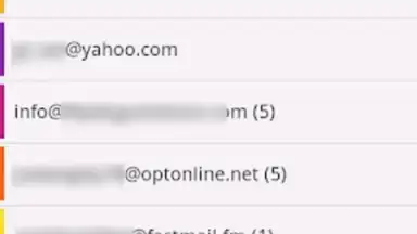 Screenshot von MailDroid 1
