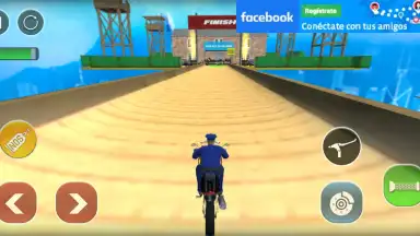 Screenshot von Police Bike Stunts Games 2