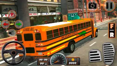 Screenshot von School Bus Driving Games 3D 3