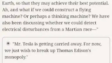 Screenshot von Tesla: War of the Currents 6