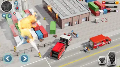 Screenshot von Firefighter :Fire Brigade Game 2