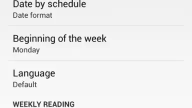 Screenshot von Bible Reading Schedule 1