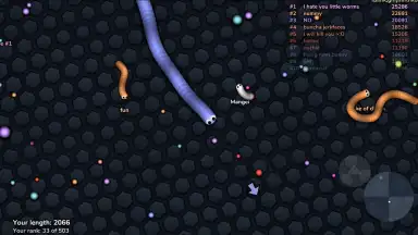 Screenshot von slither.io 11