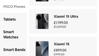 Screenshot von Mi Store 5