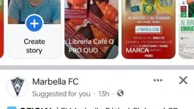 Screenshot von Facebook 6