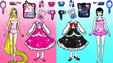 Screenshot von Chibi Doll Dress Up DIY Games 1