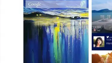 Screenshot von HTC Sense Home 1