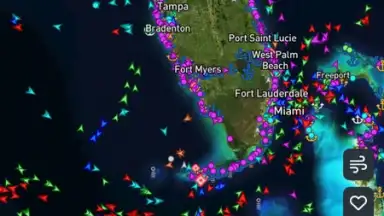 Screenshot von MarineTraffic 3