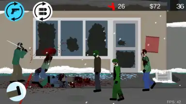 Screenshot von Flat Zombies: Cleanup and Defense 18