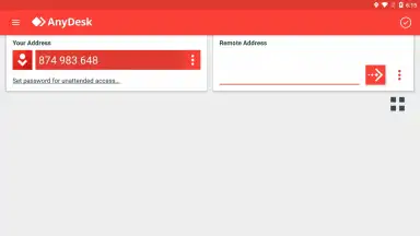 Screenshot von AnyDesk 2