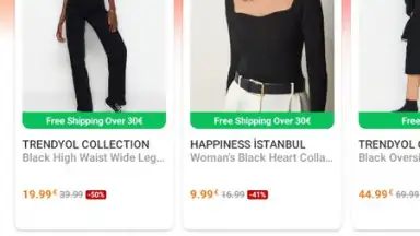 Screenshot von Trendyol 1