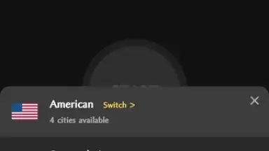 Screenshot von Aman VPN 4