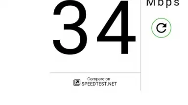Screenshot von FAST Speed Test 1