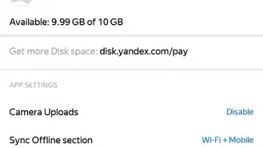 Screenshot von Yandex Disk 8