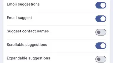 Screenshot von Yandex Keyboard 7